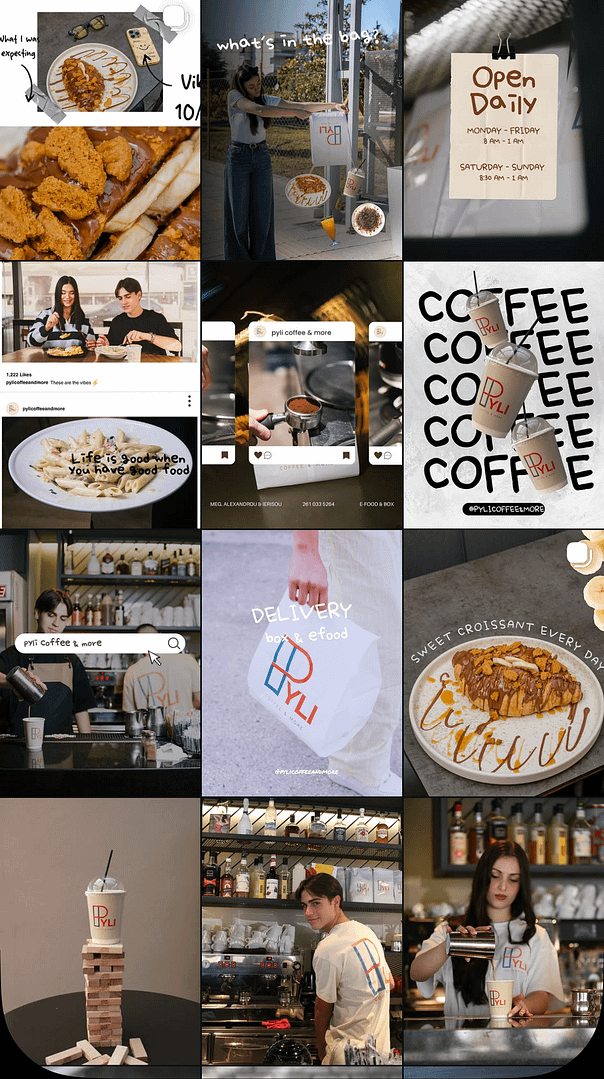 Pyli Coffee & More Social Media Management