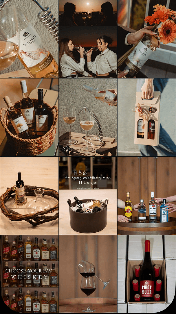 Theofanopoulos Wines Social Media Management